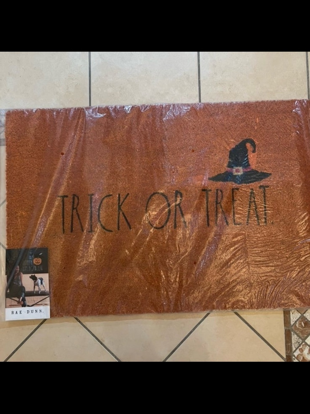⚡️⭐️Rae Dunn "Trick Or Treat" Doormat